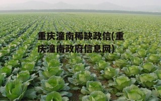 重庆潼南稀缺政信(重庆潼南政府信息网)