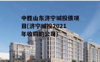 中胜山东济宁城投债项目(济宁城投2021年收购的公司)