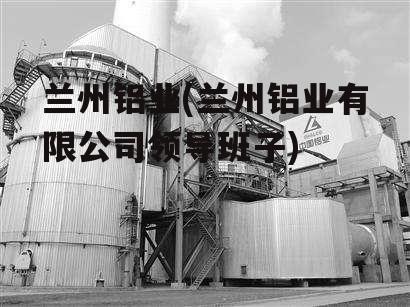 兰州铝业(兰州铝业有限公司领导班子)-第1张图片-中国政府平台债